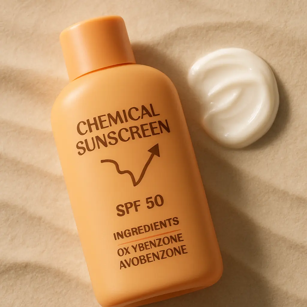 Broad-spectrum mineral sunscreen bottle