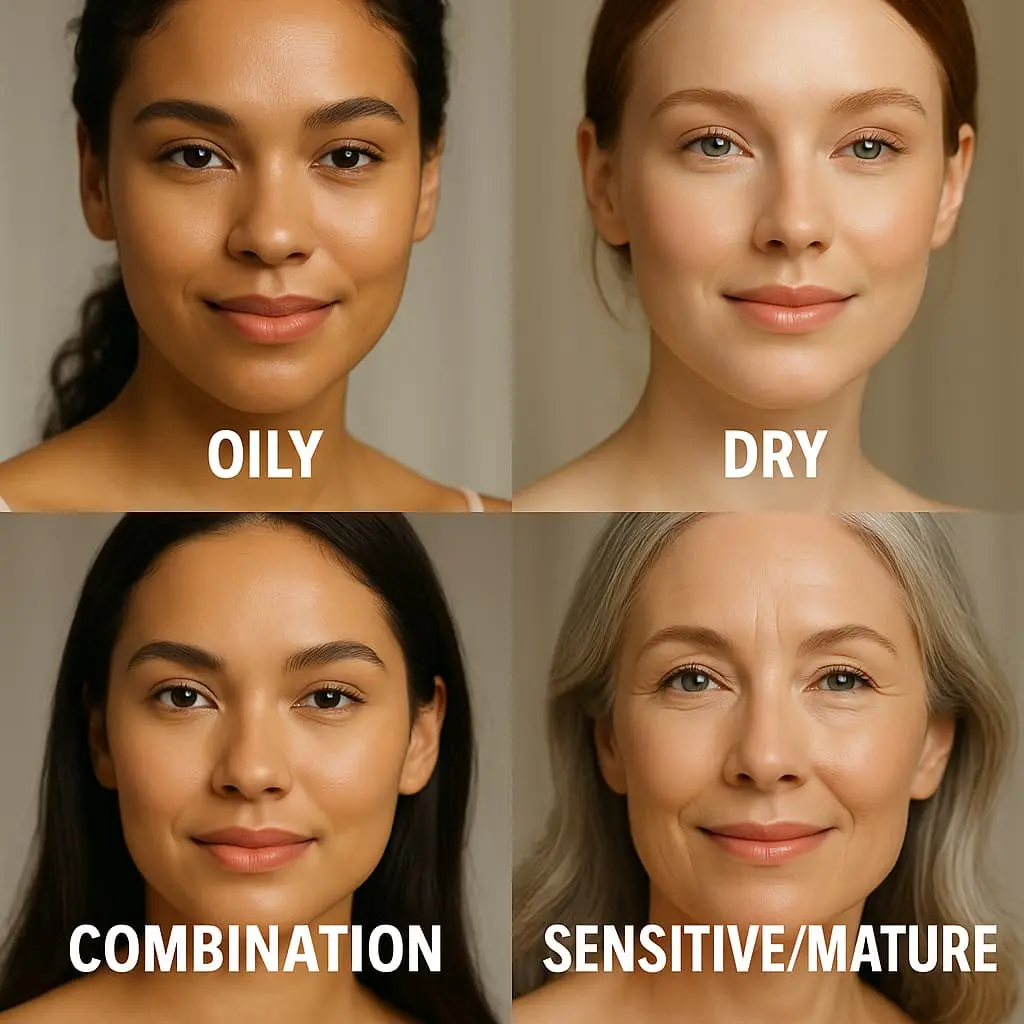 foundations for skin type