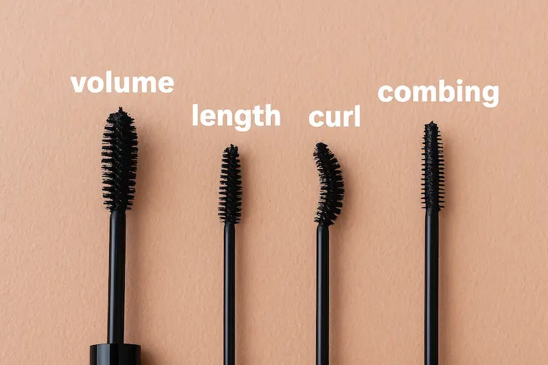 Different Mascara Wands for Length and Volume