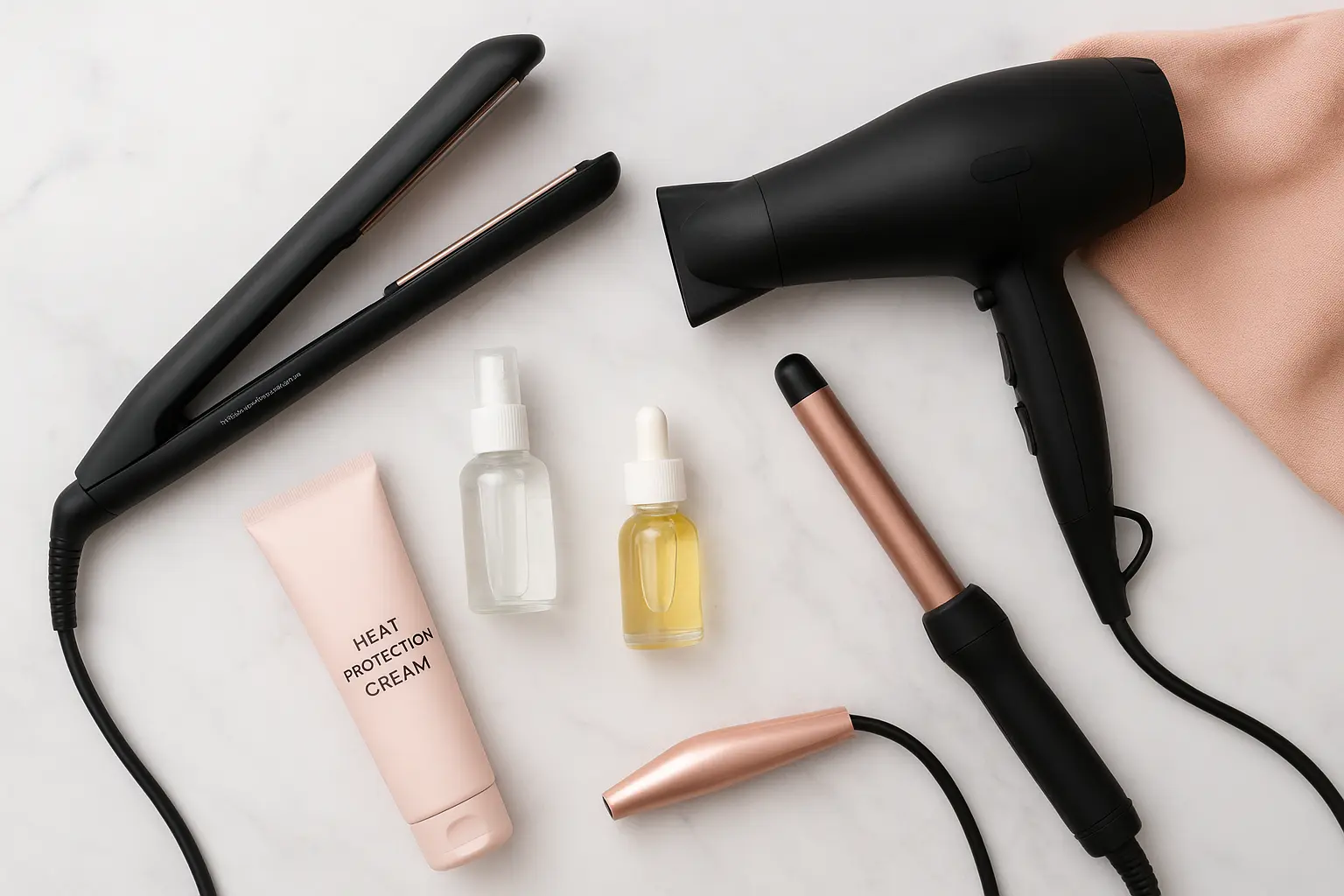 Best heat styling tools for damaged hair in 2025