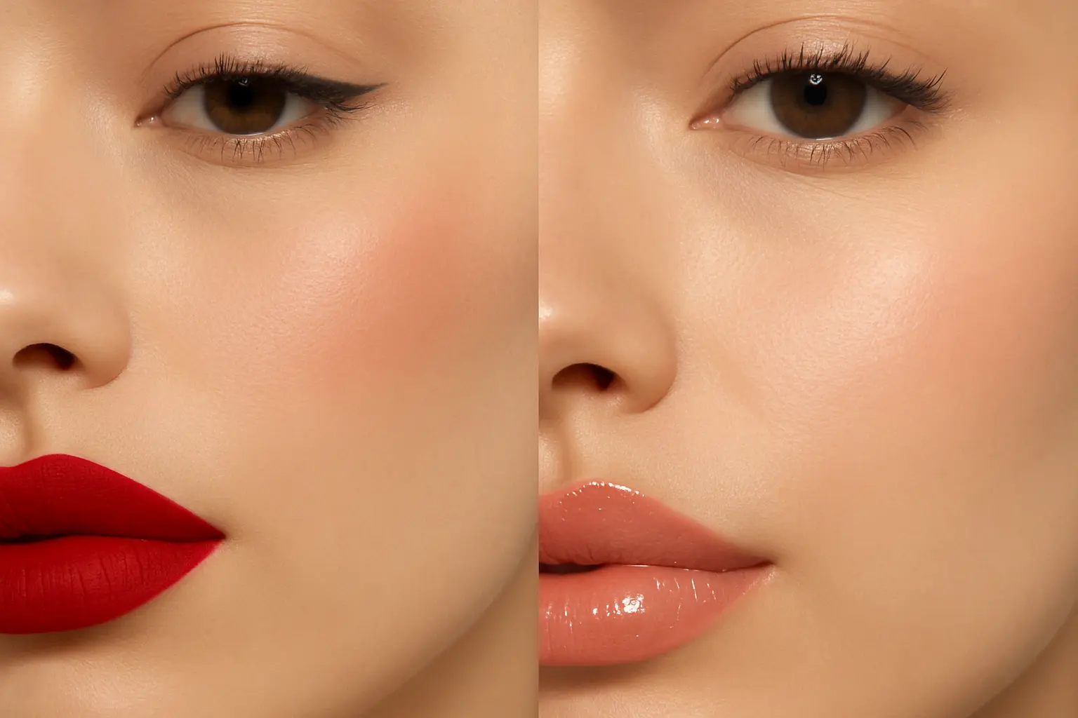 Matte vs Glossy Lips Trend 2025