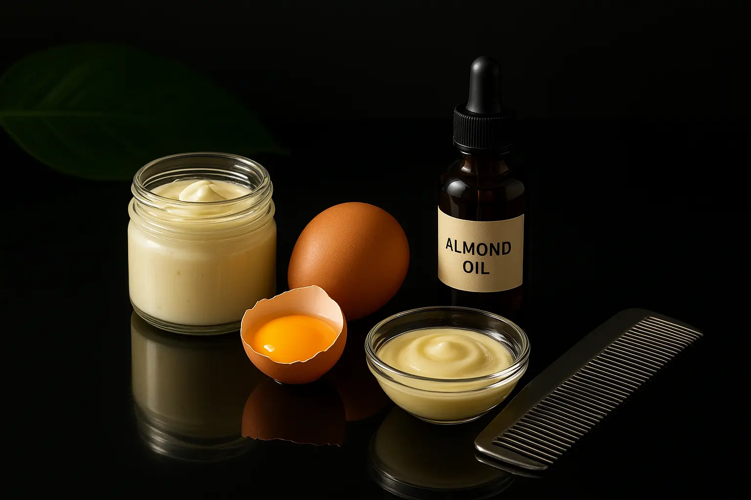DIY hair mask for deep conditioning