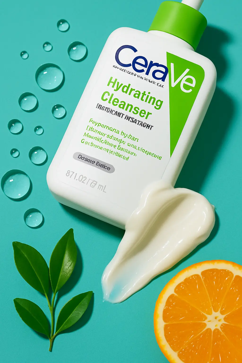Cleanser for sensitive skin with soothing ingredients