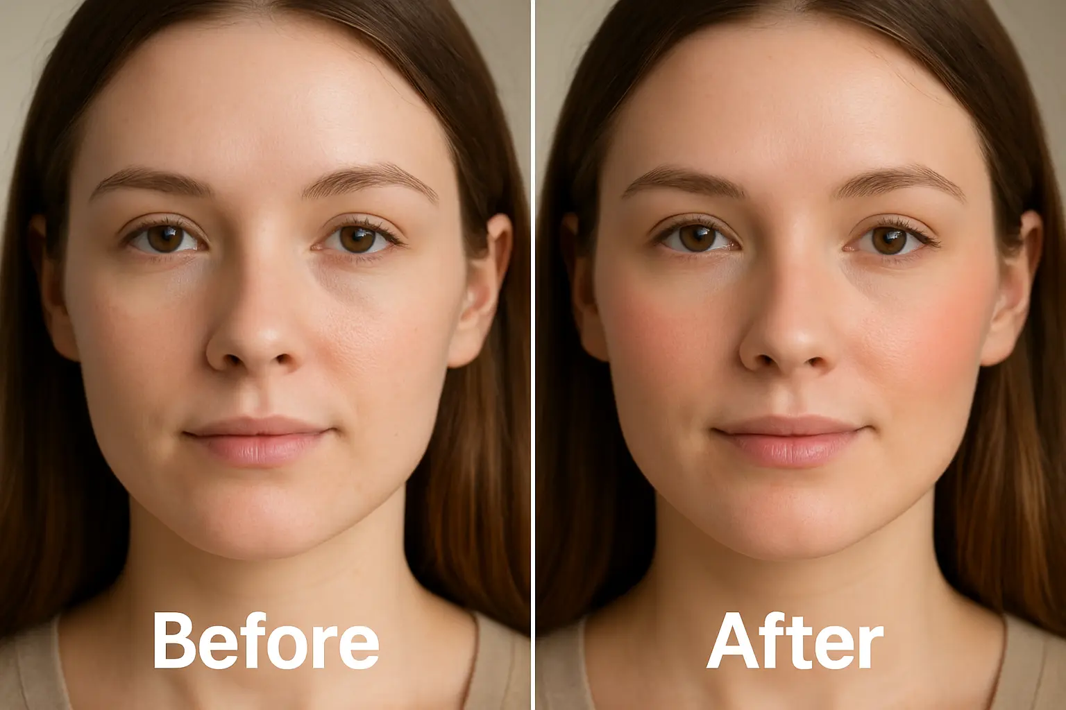 How to apply natural blush