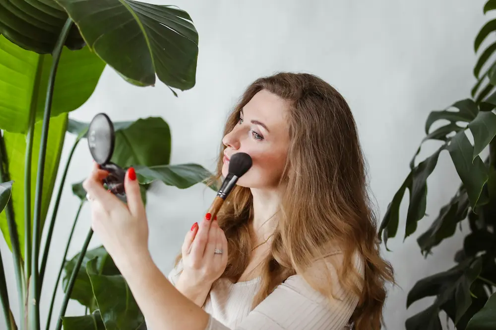 Natural blush application