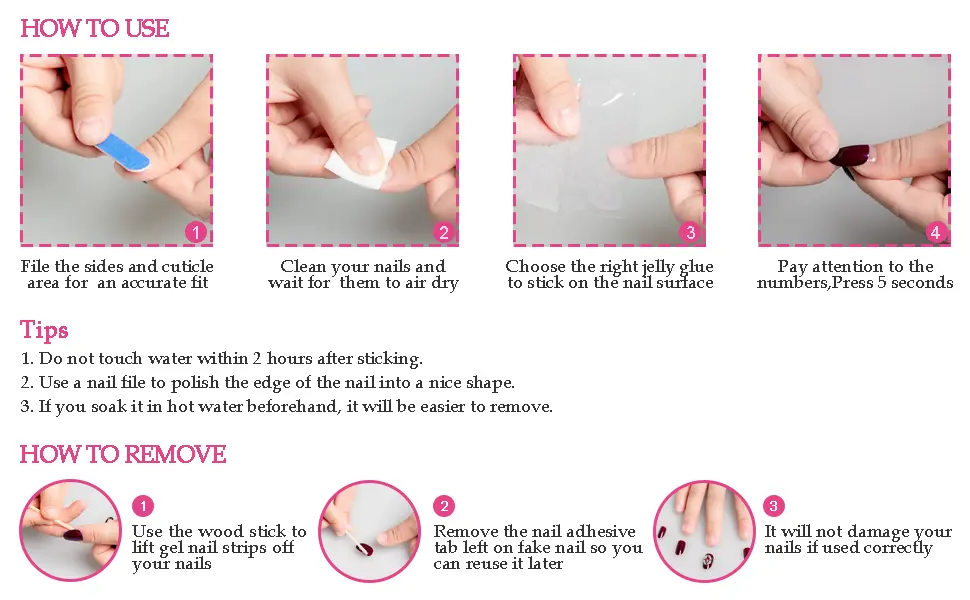 Easy DIY Press On Nails at Home