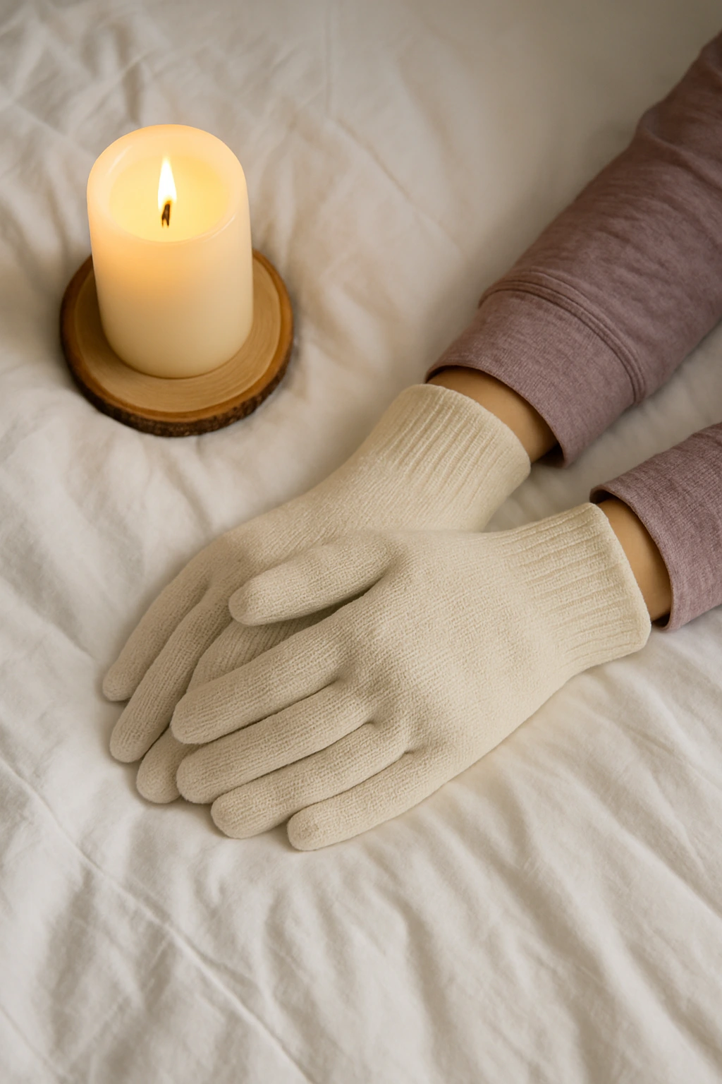 Moisturizing gloves overnight